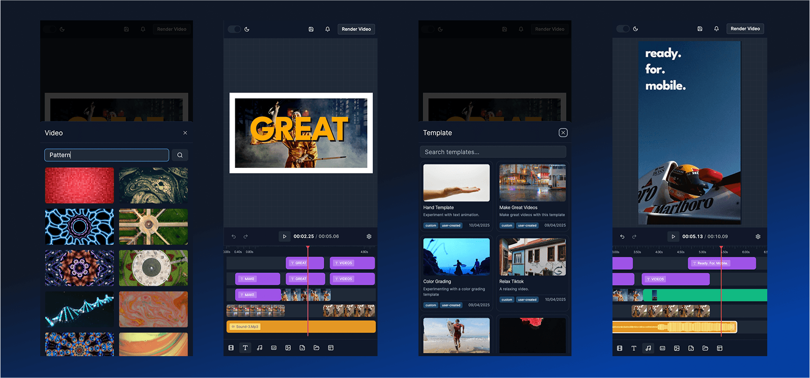 React Video Editor Mobile