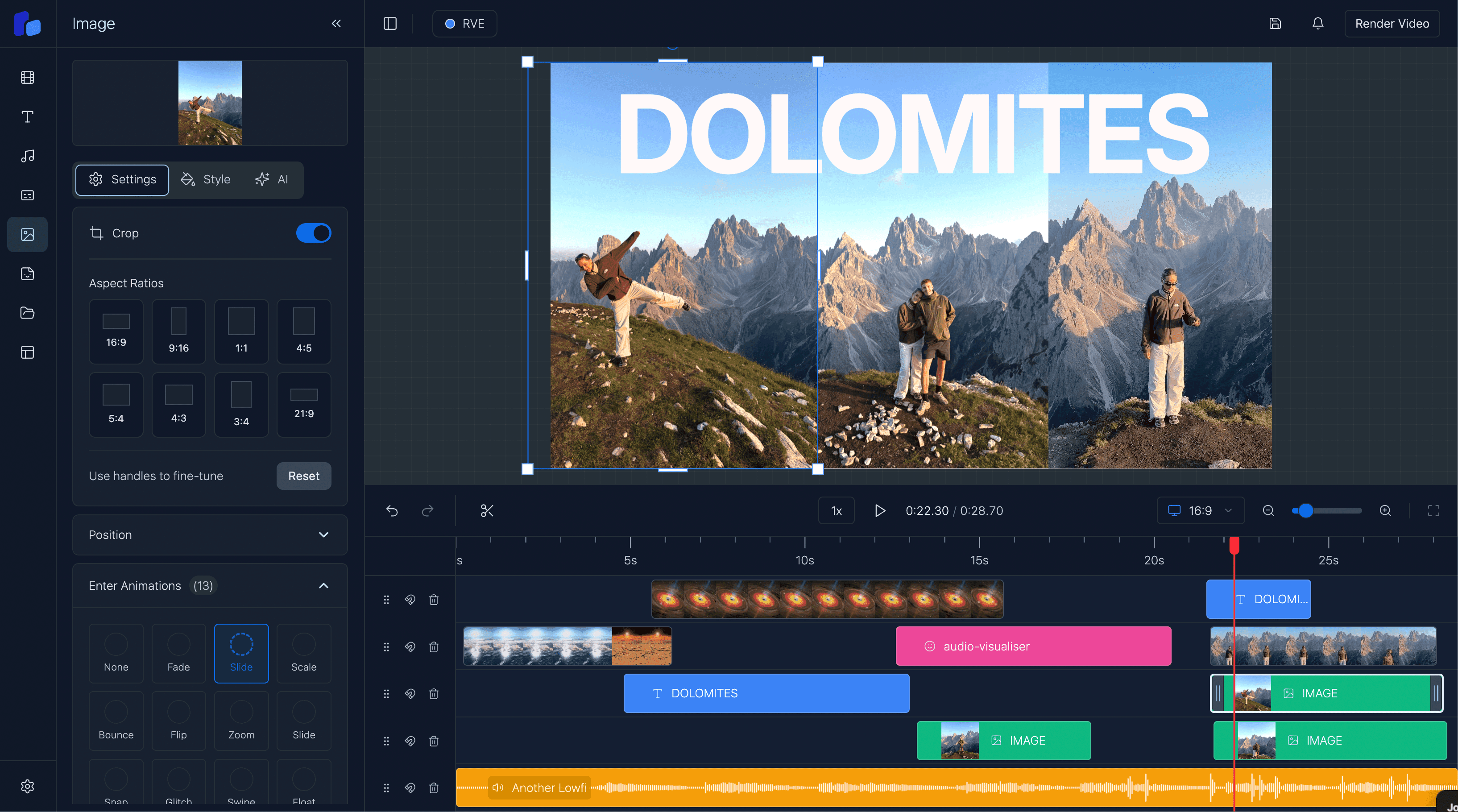 Video / Image Cropping